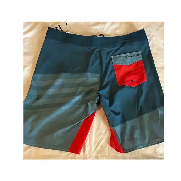 NWT BILLABONG Men's SLICE A FRAME X Board Shorts - Petrol - Size 38